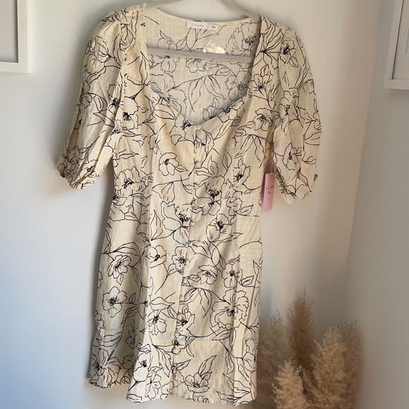 The Olivia Puff Sleeve Mini Dress - Picture 4 of 4